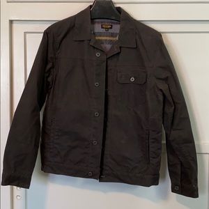 Flint & Tinder Flannel-lined Waxed Trucker Jacket